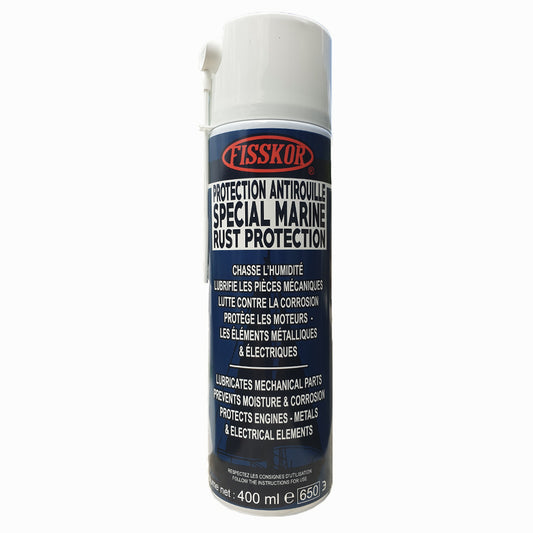 PROTECTION ANTIROUILLE SPÉCIAL MARINE | Spray aérosol anti-corrosion pour bateau et jet ski. Protège les moteurs et les accessoires de nautisme